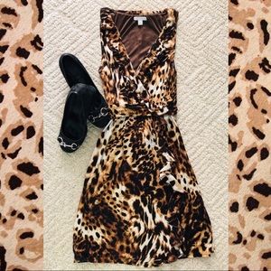 (NWOT) NEW YORK & CO Animal Print Dress